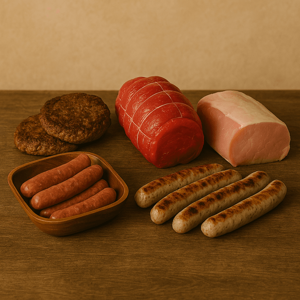 Wurst und Fleisch