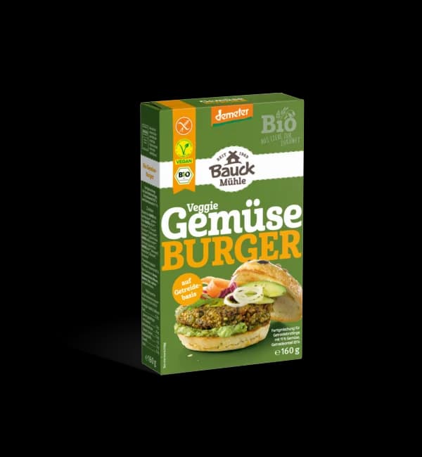 Gemüse Burger Demeter glutenfrei