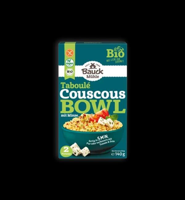 Couscous Bowl Taboulé Bio glutenfrei