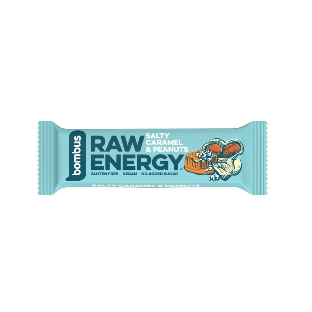 BOMBUS RAW ENERGY Salzkaramell & Erdnüsse