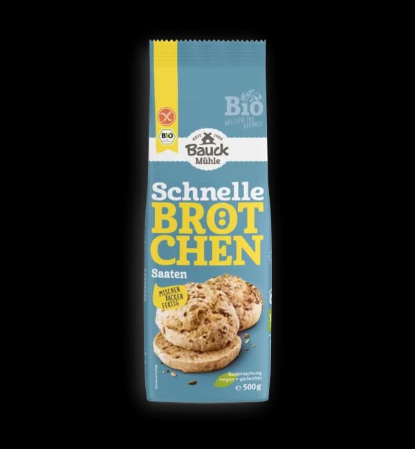 Schnelle Brötchen Saaten Bio glutenfrei
