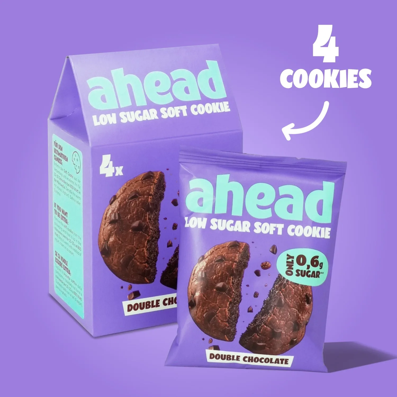 ahead Soft Cookies Double Chocolate