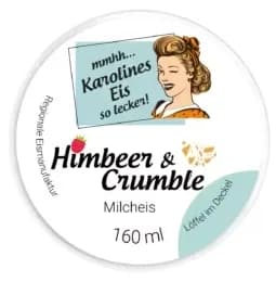 Himbeer Crumble Klein