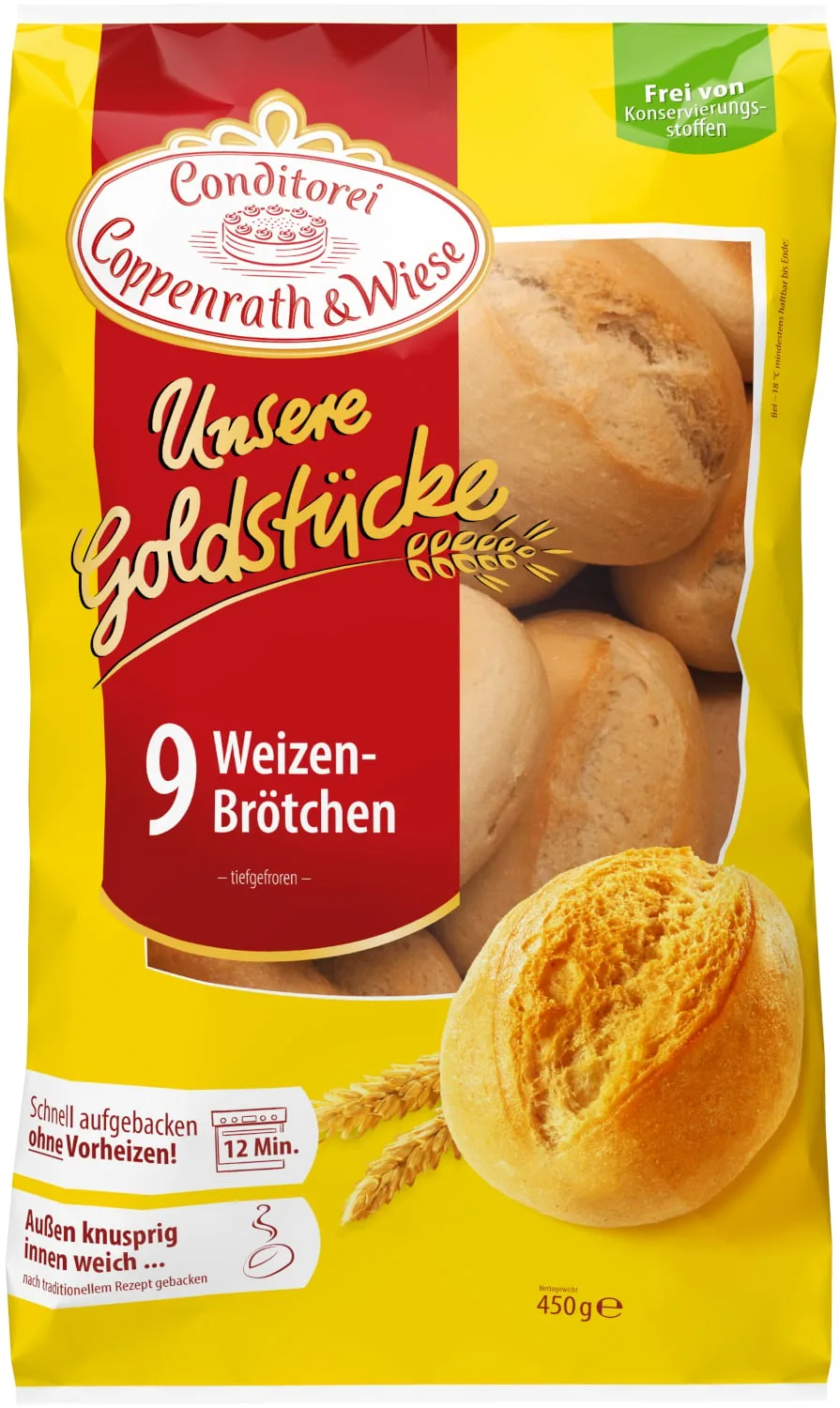 Brötchen Goldstücke