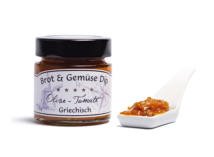 Brotaufstrich Olive-Tomate