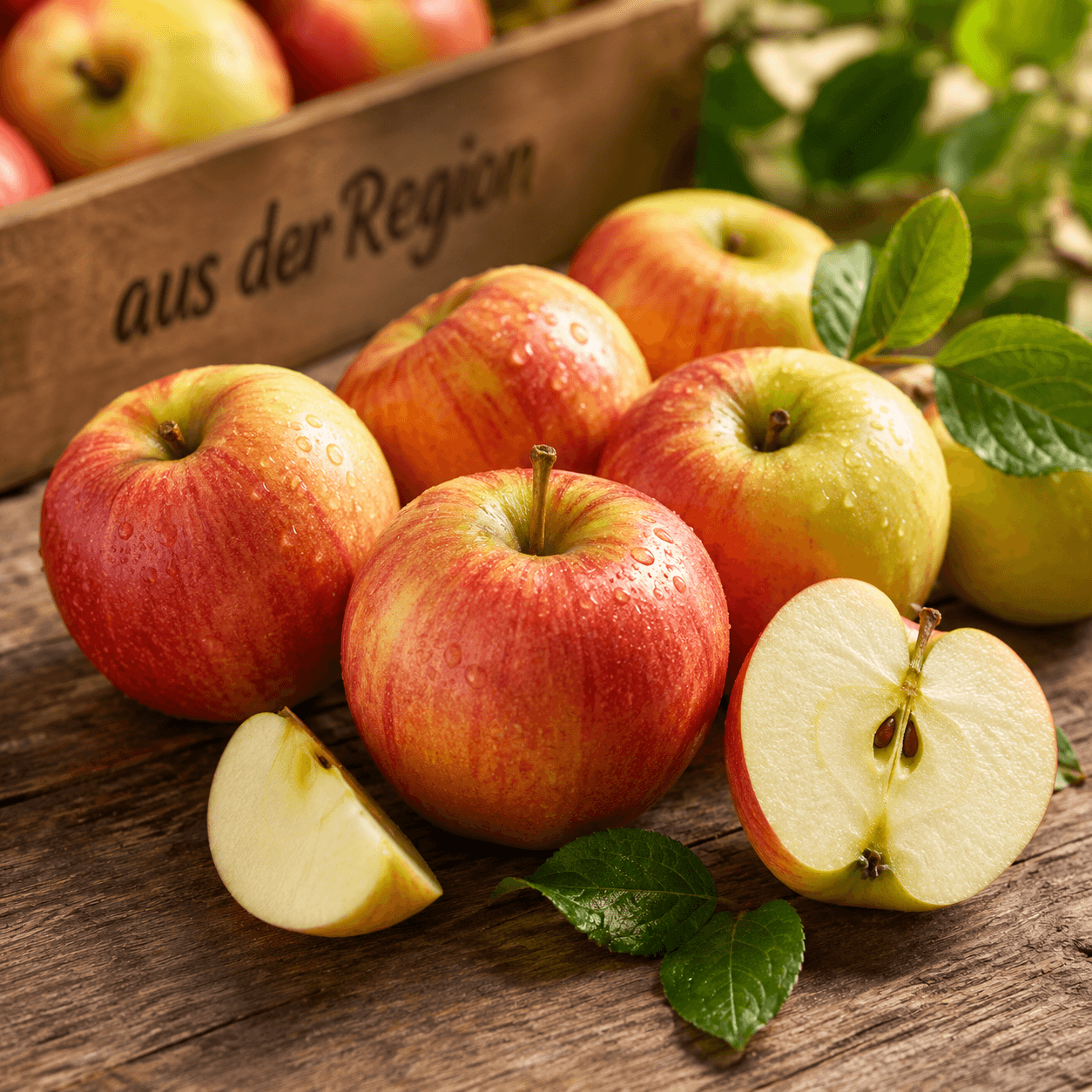 Äpfel verschiedene