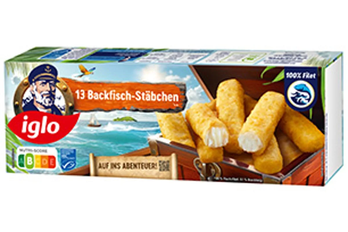 Iglo 13 Backfisch-Stäbchen