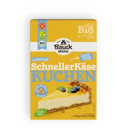 Der schnelle Käsekuchen Bio glutenfrei