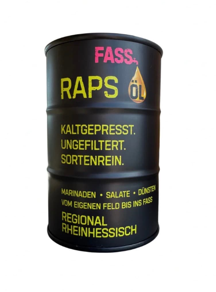 Rapsöl im Fass