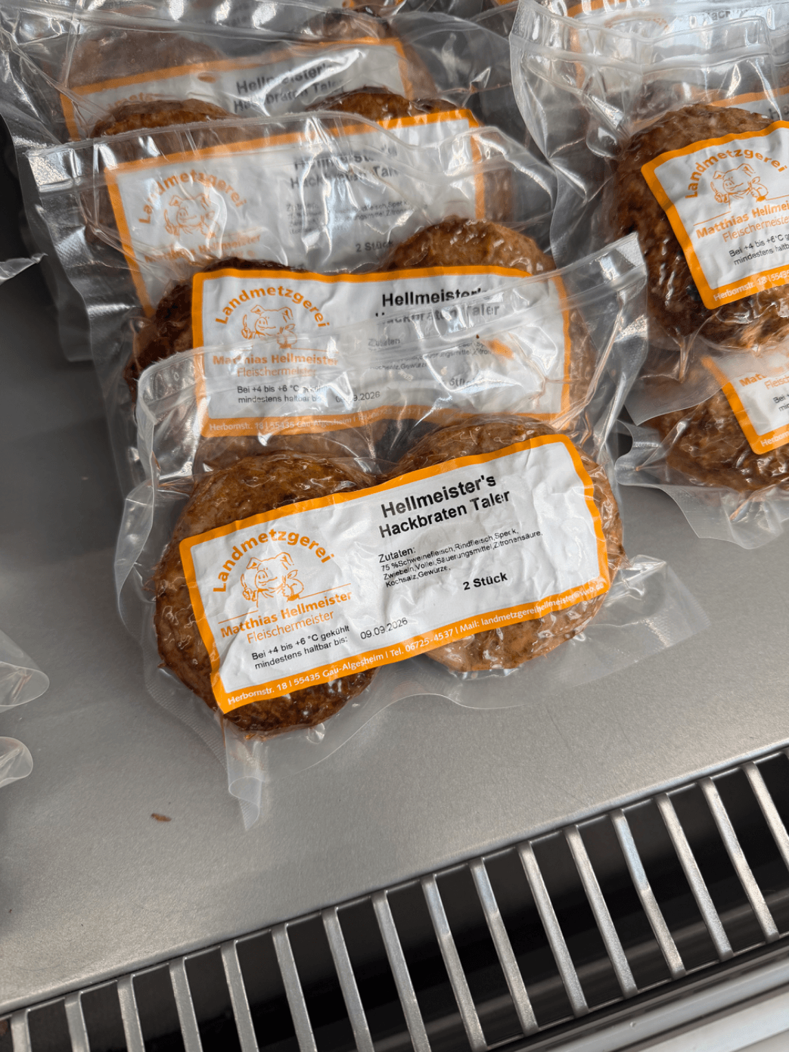 Hackbraten-Taler Frikadellen