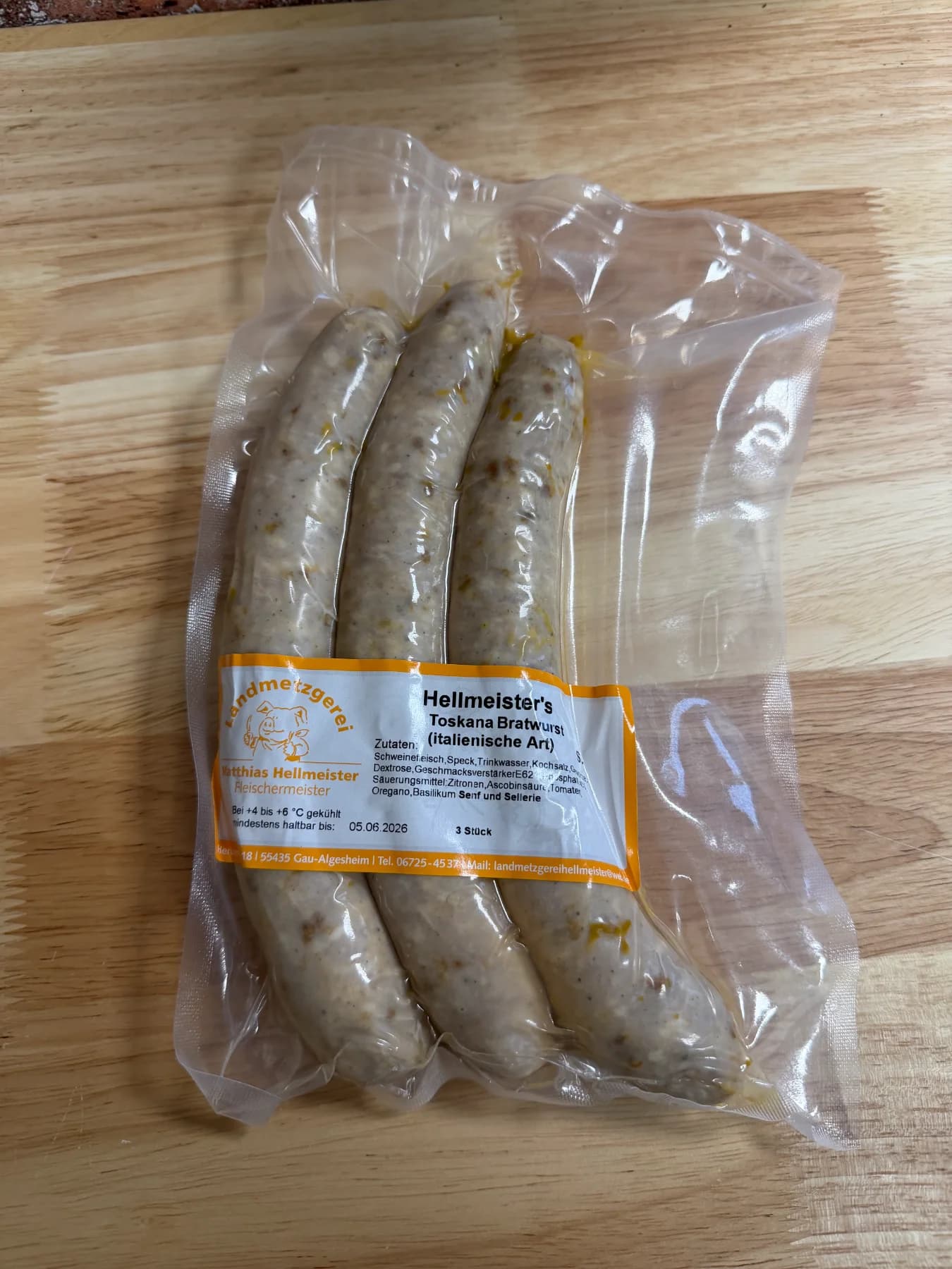Bratwurst Toskana