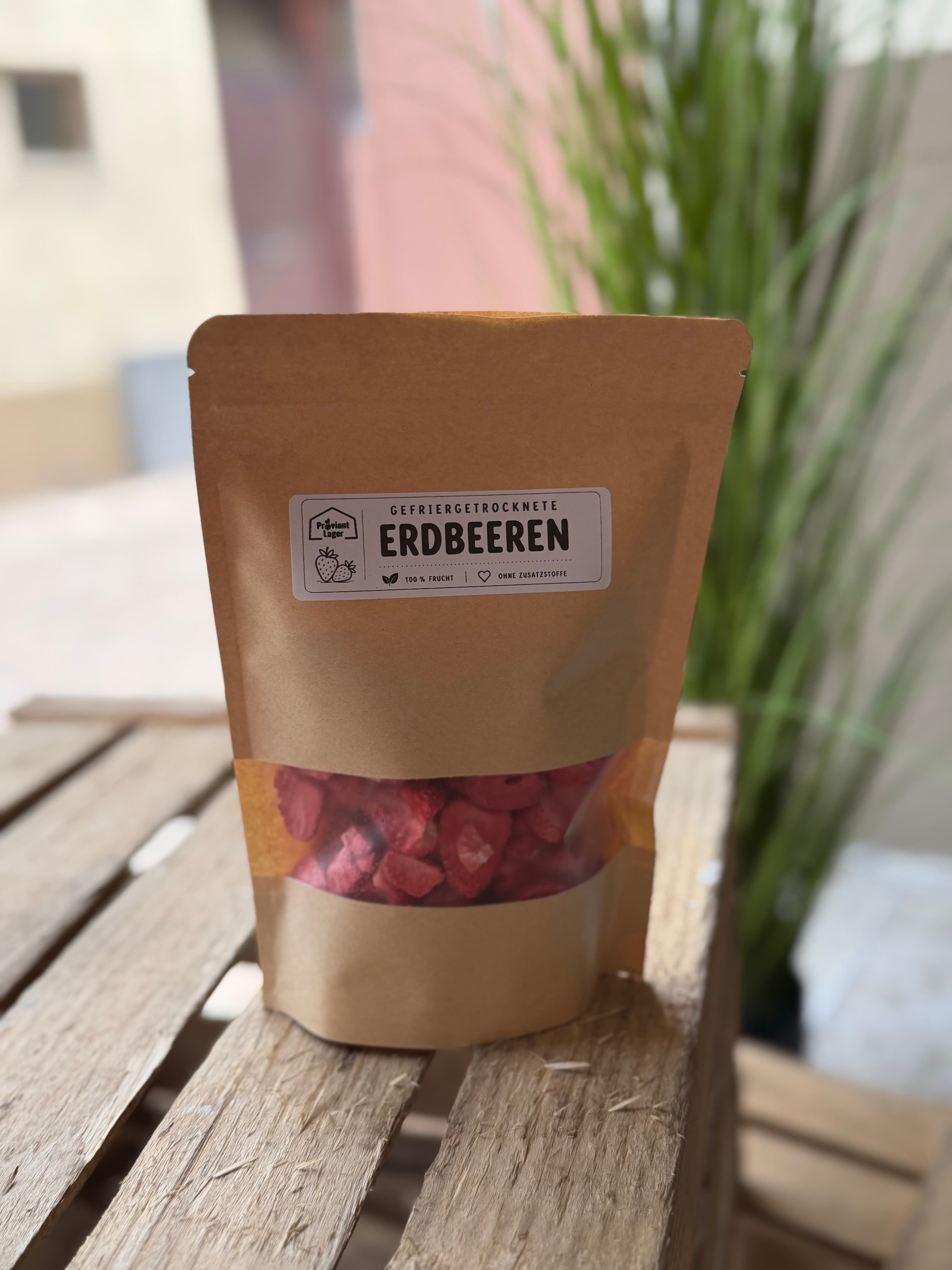 35g Erdbeeren gefriegetrocknet