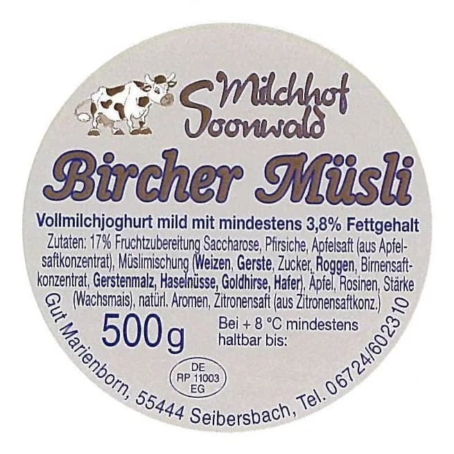 Joghurt Bircher Müsli