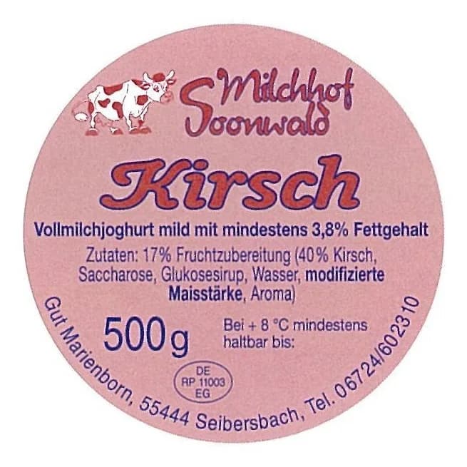 Joghurt Kirsche