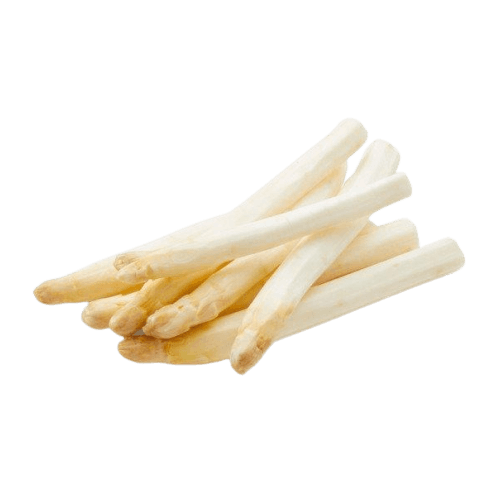 Spargel geschält