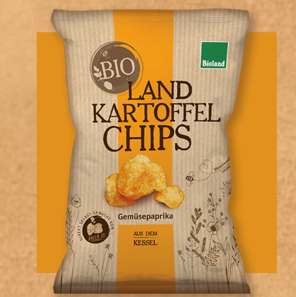 Land Kartoffel Chips - Paprika (Bio)