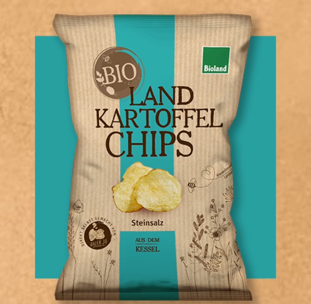 Land Kartoffel Chips - Steinsalz (Bio)